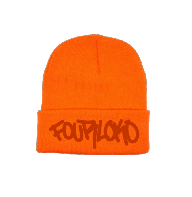 Orange Buckhead Beanie – Four Loko Shop