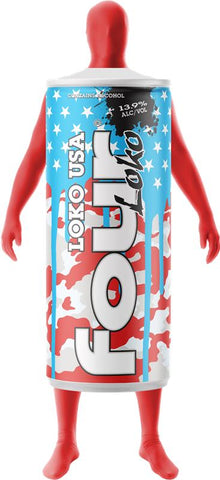 2025 Four Loko USA Can Costume