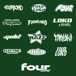 Four Loko Skate Tee, Green