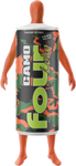 2025 Four Loko Camo Can Costume