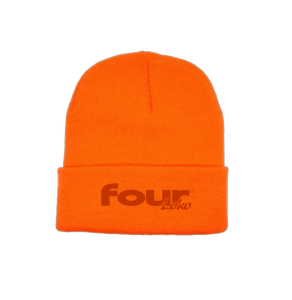 Orange Buckhead Beanie – Four Loko Shop