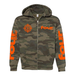 Four Loko Camo Zip Up Hoodie