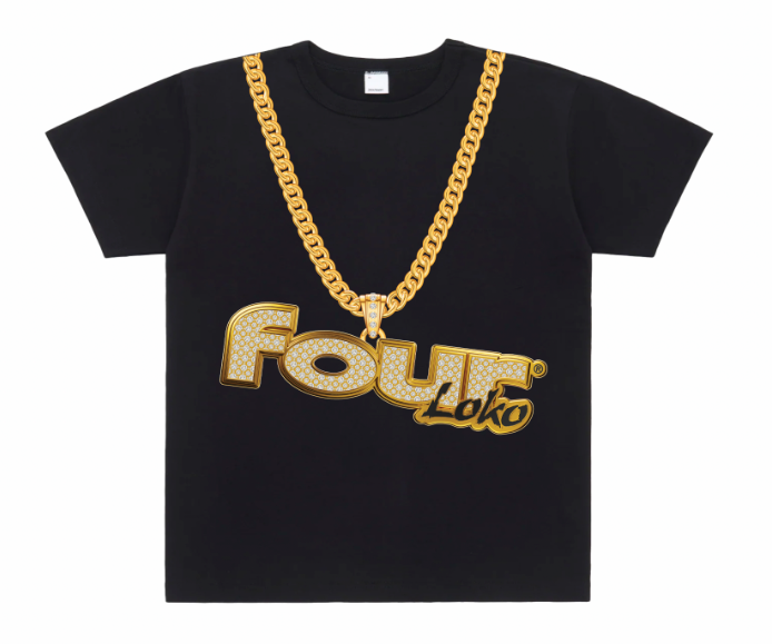 Four Loko Gold Chain Tee Four Loko Shop
